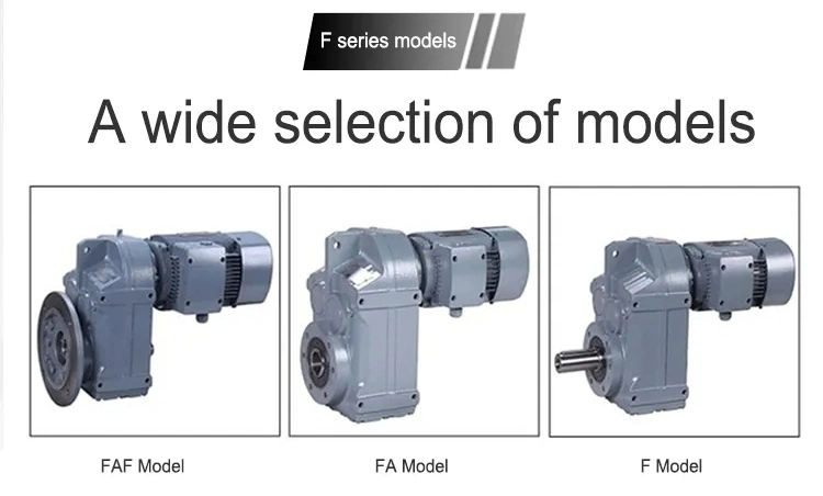 F127 Parallel Shaft Helical Gear Speed Reducer